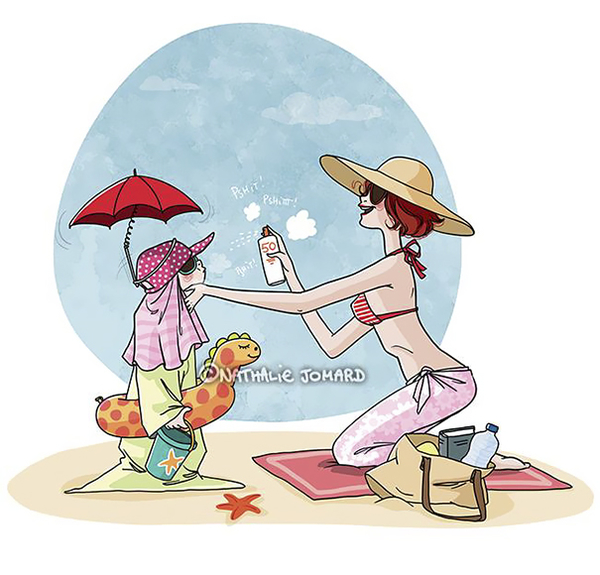 Французская художница создала серию смешных картинок о материнстве