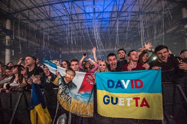Самый дорогой диджей мира DAVID GUETTA собрал в Киеве более 10 тысяч человек