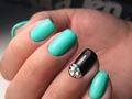 20 модных идей маникюра в бирюзовом цвете на лето