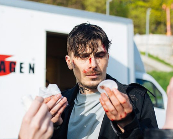 Позитив чуть не умер на съемках клипа: появилось жуткое видео