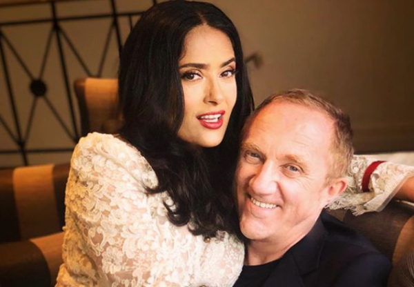 Спустя 9 лет: Сальма Хайек повторила свадьбу с мужем