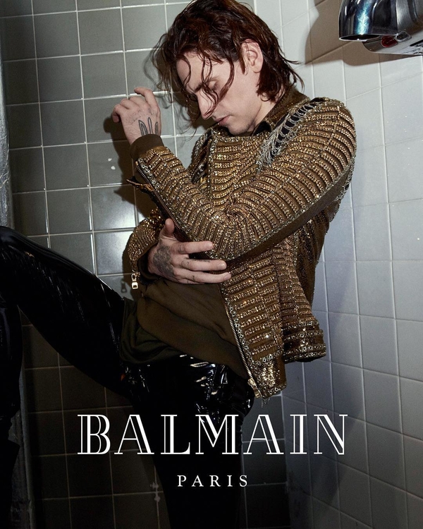 Украинец Сергей Полунин в рекламной кампании Balmain