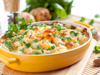 Пошаговый рецепт приготовления картофельной запеканки