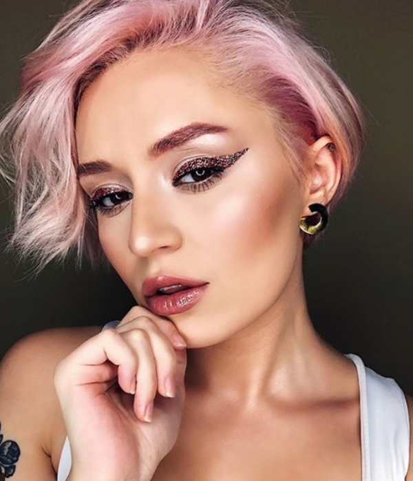 Глиттер в макияже: тренд 2019 года