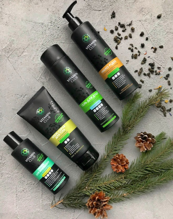 Натуральная косметика в коробке с дополненной реальностью