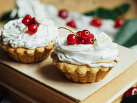 Капкейки с белково-масляным кремом: пошаговый рецепт выпечки