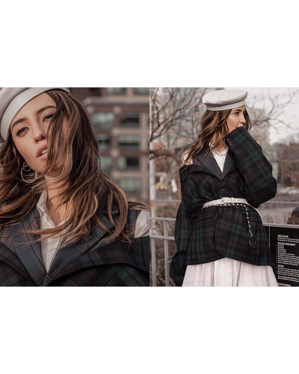 Образ дня: Надя Дорофеева продемонстрировала лук для NYFW-2019