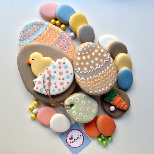 Пасхальное печенье с глазурью в домашних условиях