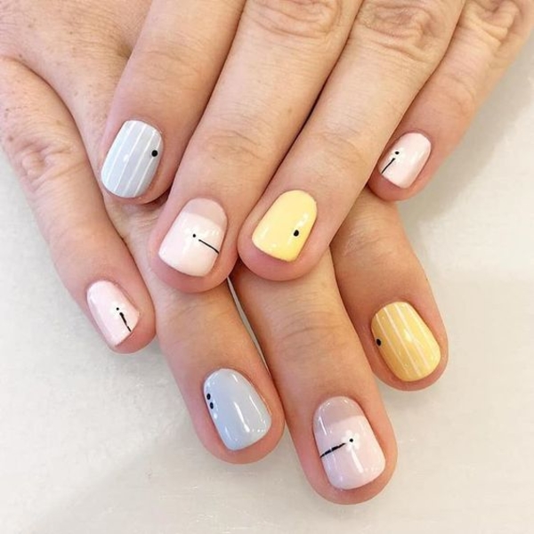 Маникюр в стиле минимализм: ТОП-25 крутых идей на весну