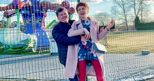 Елена-Кристина Лебедь посетила выставку китайских фонариков вместе с бойфрендом