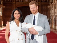 Принц Гарри и Меган Маркл впервые показали первенца