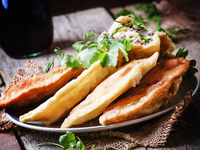 Ленивые чебуреки из лаваша: подробный видеорецепт