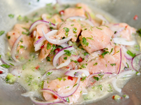 Кухни мира: Севиче из лосося по-перуански