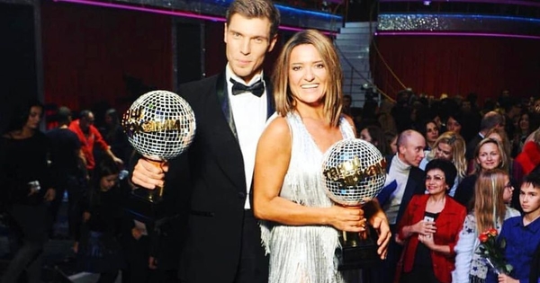 Могилевская трогательно поздравила с днем рождения партнера по "Танцам со звездами"