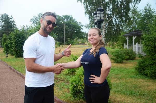 Зважені та щасливі: журналистка заключила пари с тренером Иракли Макацария