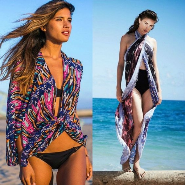 7 небанальных способов повязать парео