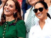 Меган Маркл и Кейт Миддлтон вместе посетили Уимблдонский турнир: фото