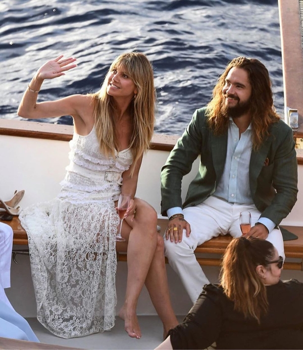 Хайди Клум и Том Каулитц поженились в открытом море
