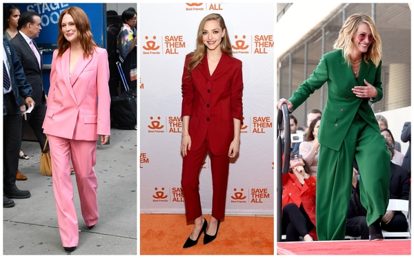 ТОП-7 звездных вариантов, как носить классический костюм оверсайз