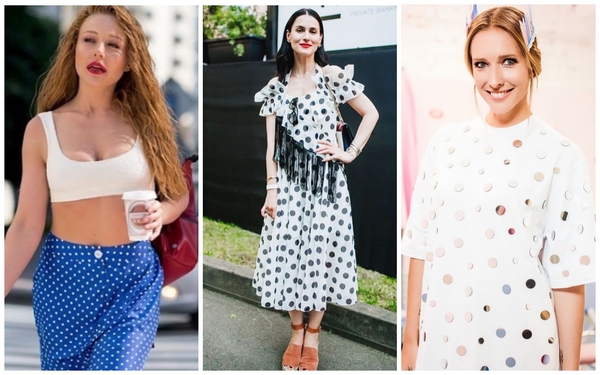 Сплошной горошек: Учимся носить модный принт на примере украинских звезд