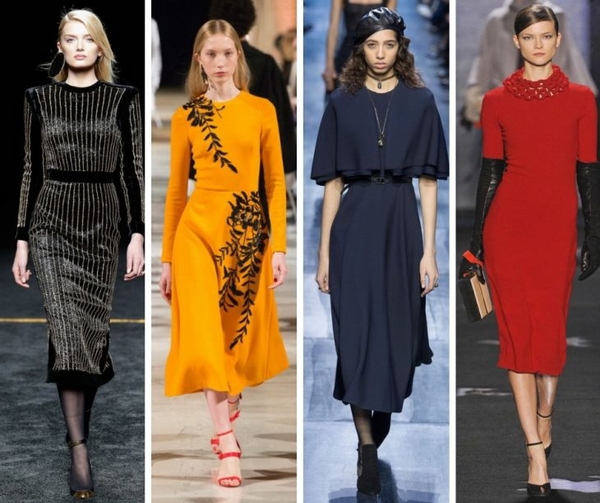 Самые модные платья на осень 2019