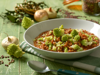 Диетическое меню: чечевичный суп с брокколи