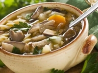 Домашняя юшка с грибами и лапшой: постный рецепт