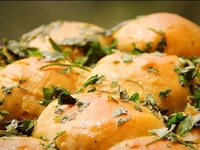 Чесночные пампушки с сыром и зеленью с фото пошагово