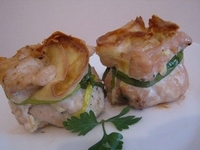 Куриные мешочки с сыром: как приготовить