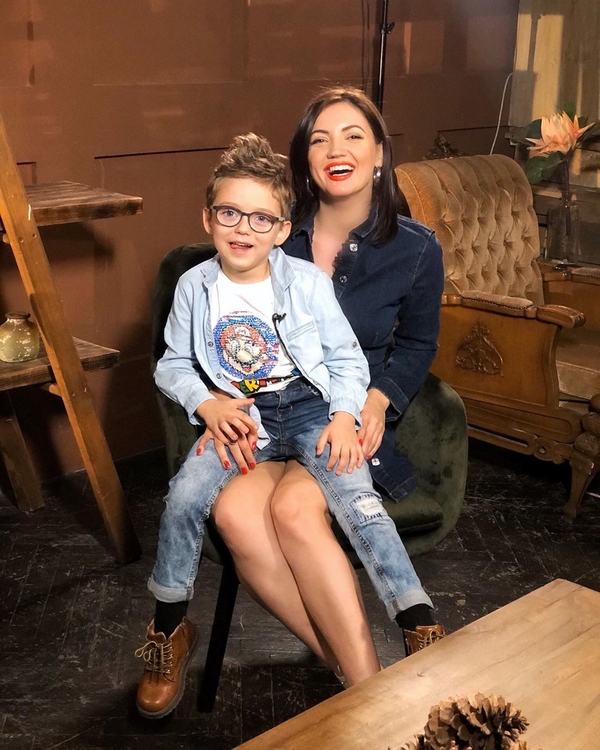 Оля Цибульская трогательно поздравила сына с первым юбилеем