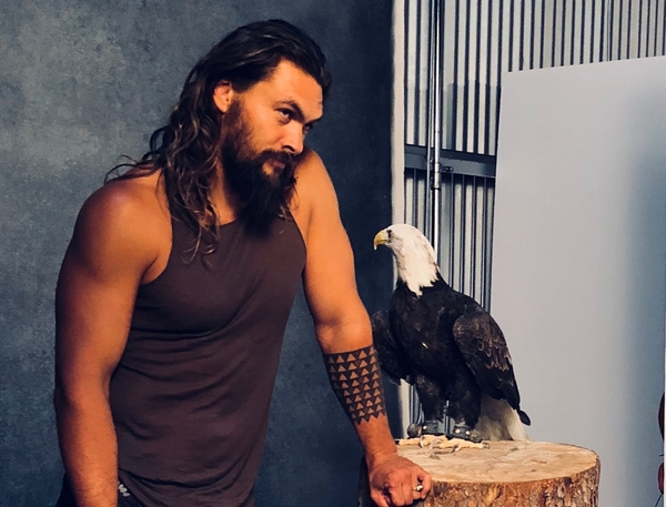 Джейсон Момоа засветил накладные мышцы и лысину в забавной рекламе