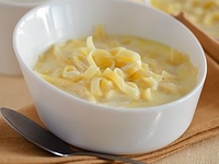 Из детства: молочный суп с домашней лапшой