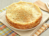 Блины на Масленицу с плавленым сыром