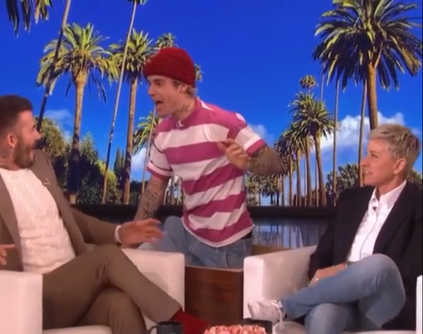 Дэвид Бекхэм показал забавное видео, где Джастин Бибер пытался его испугать