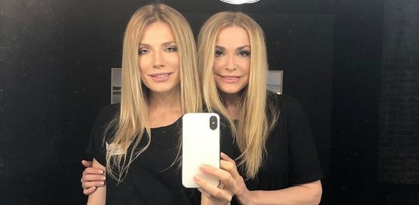 Ольга Сумская с беременной дочкой показали, как ухаживают за кожей - видео