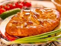 Кулебяка с тушеной капустой: классический рецепт