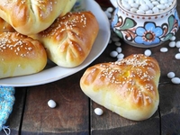 Готовим пирожки с фасолью на опаре: не постный рецепт