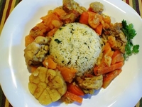 Кускус с курицей и овощами по-мароккански