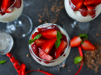 Десерт дня: клубничный чизкейк без выпечки