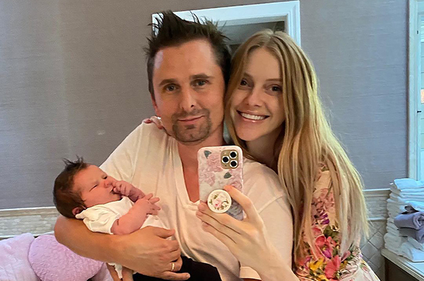 Лидер группы Muse Мэттью Беллами стал отцом во второй раз