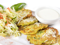 Сезонный завтрак: Оладьи из патиссонов