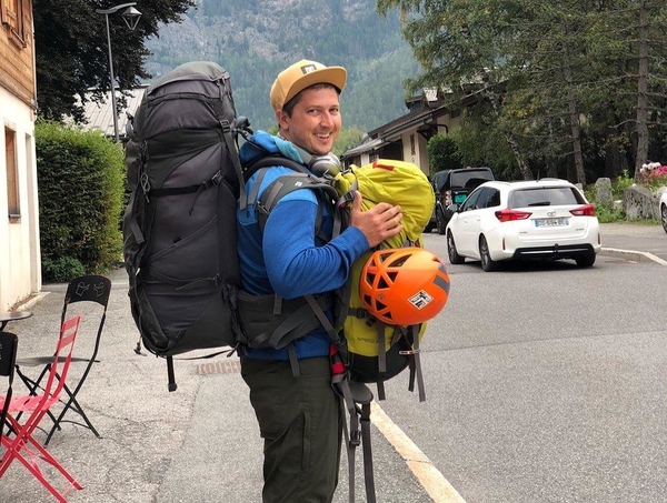 Александр Педан полез на потухший вулкан