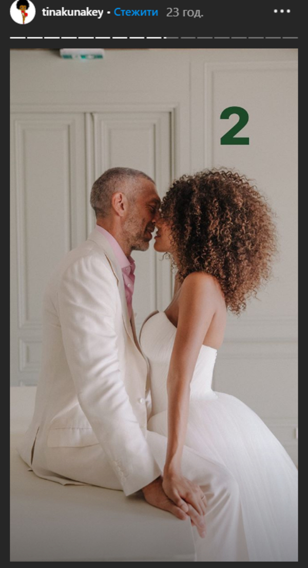 Тина Кунаки показала редкие фото со свадьбы с Венсаном Касселем