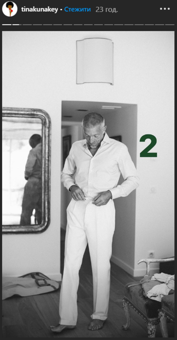 Тина Кунаки показала редкие фото со свадьбы с Венсаном Касселем