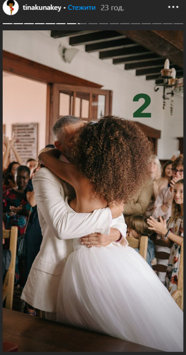 Тина Кунаки показала редкие фото со свадьбы с Венсаном Касселем