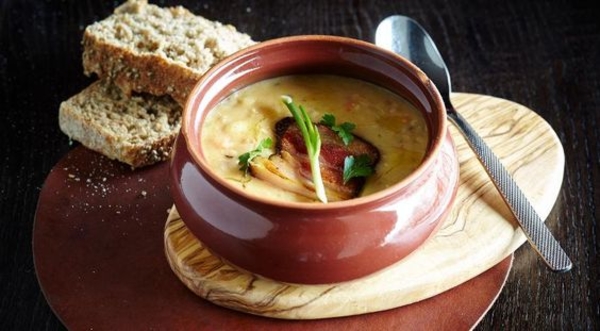 Классический гороховый суп с копченостями - вкусный пошаговый рецепт горохового супа.