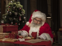 Санта-Клаус из Лапландии открыл рождественский сезон онлайн