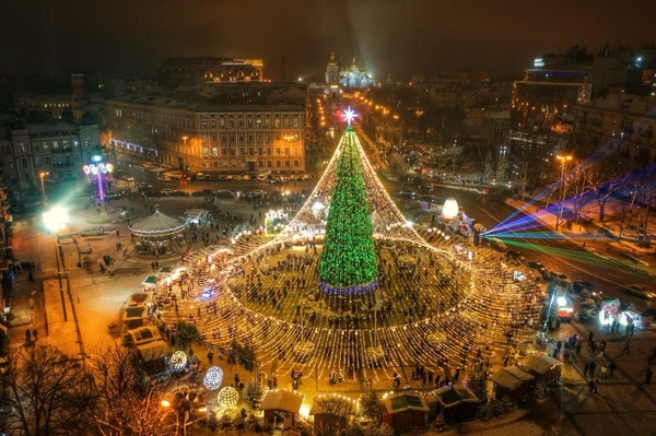 Самые яркие зимние локации Киева