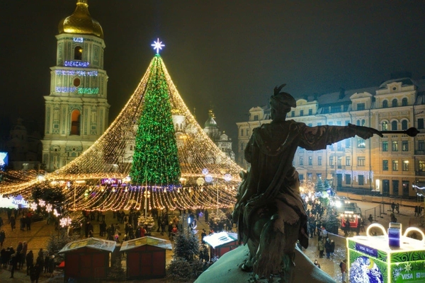 Самые яркие зимние локации Киева