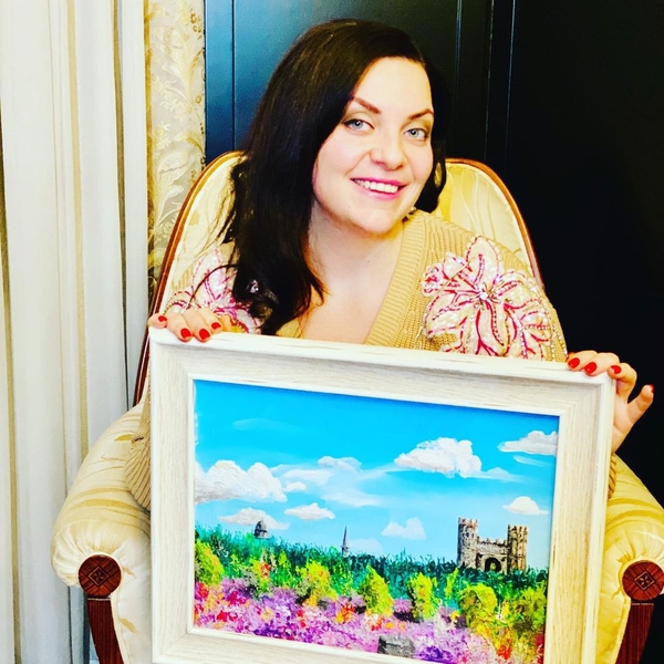 Наталья Холоденко приобрела себе дорогущую картину Бориса Гребенщикова